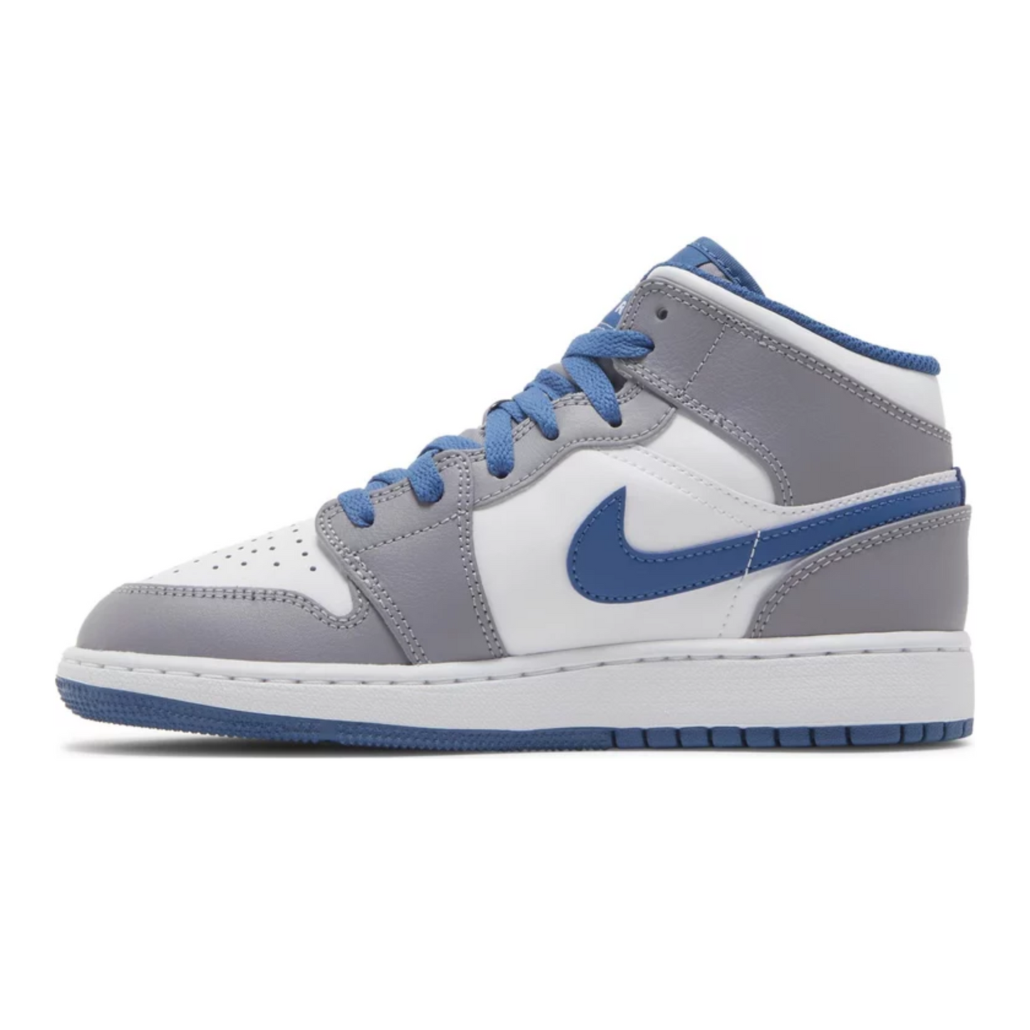 Jordan 1 Mid True Blue Cement GS