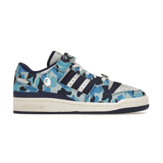 Adidas Forum 84 Low 30th Anniversary Bape Blue Camo